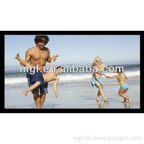3D Silver Fixed Frame Projection Screen /Home theatre Screen